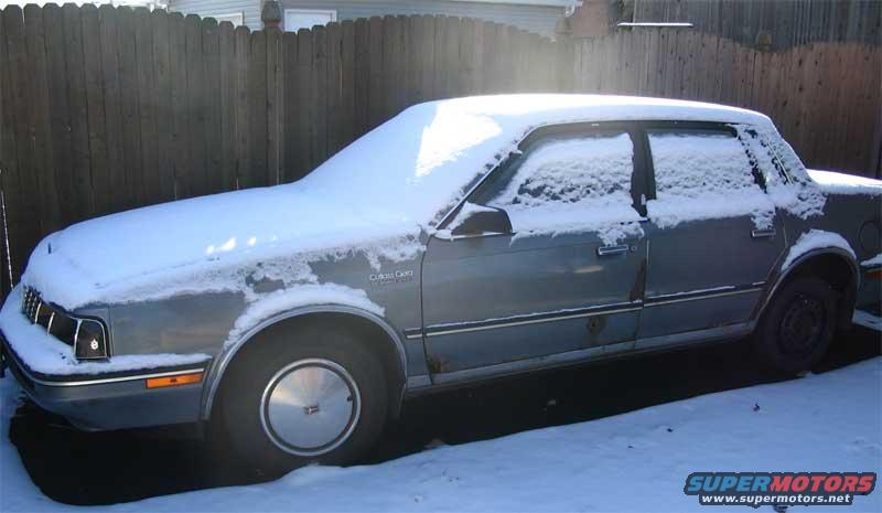 cutty.jpg 1986 Cutlass Cierra 90K. Cranks but won't start, I have to work on this one after I finish my car and the cab. It drove and then died on the hiway. I replaced the starter but its still no good.