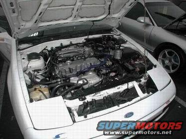 90stockeng.jpg 1990 Stock Probe GL engine bay. 2.2L (4) cyl. Naturaly aspirated engine.