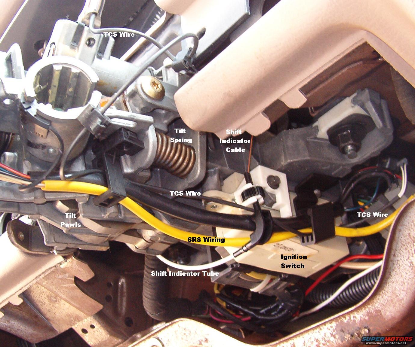 1994 Ford Crown Victoria Steering Column picture ... 95 f 150 brake wiring diagram 