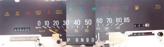 gm92clusterface.jpg 92 GM Cluster Face

Interesting to note that a cluster that would never have an electronically controlled transmission has an unused O/D OFF light position.