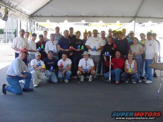 trophies.jpg I am the one in the middle with TWO trophies....haha..   1st in Class & Top Time of Day..... 