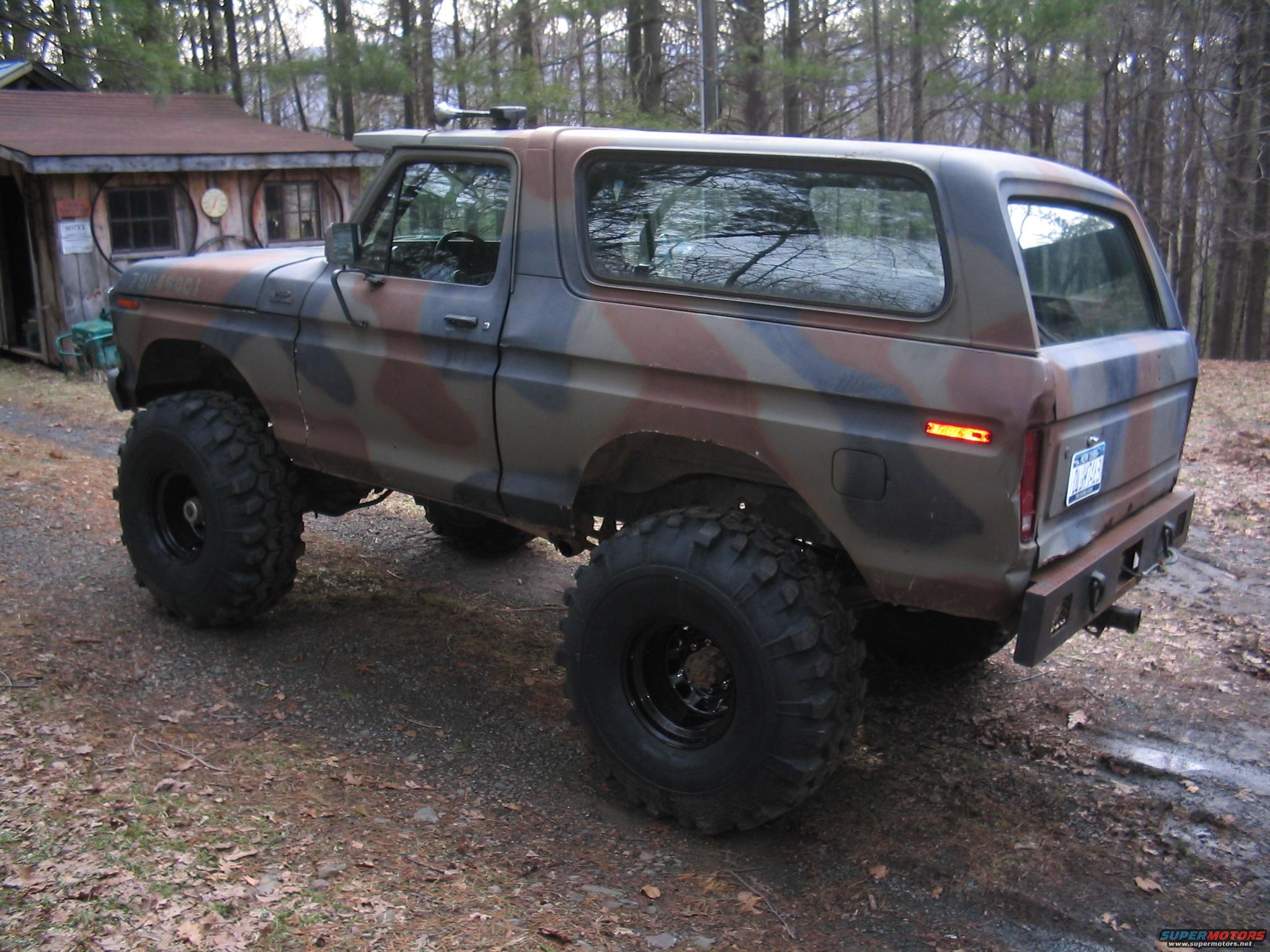 Ford bronco camo paint #1