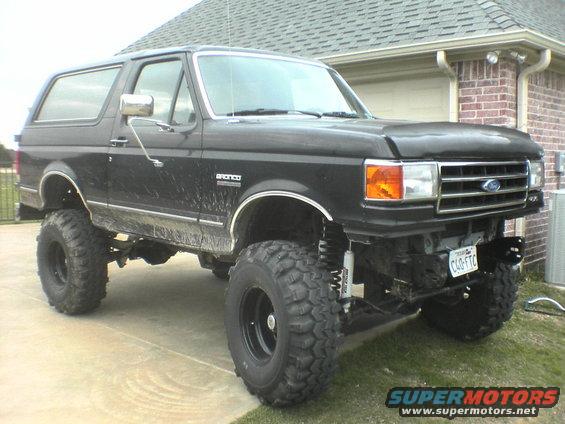 1988 Ford bronco 3 inch body lift #7