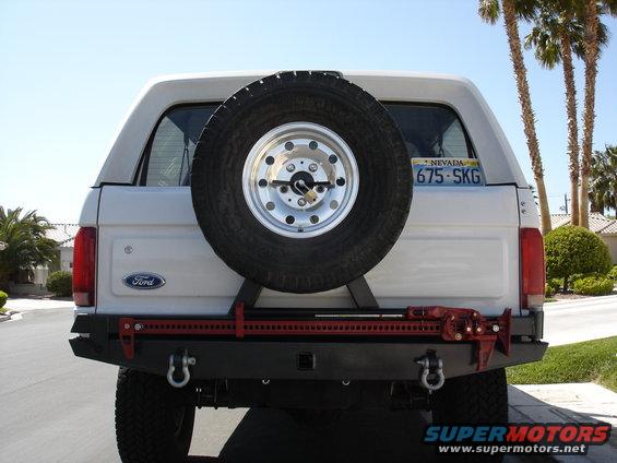Ford bronco rear bumper tire carrier #10