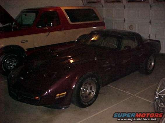 mvc010f.jpg Picture of my dads 82 corvette though a chevy its still a nice car he's also a stang fan too just hates imports.  Heres a pic inside the garage right after i had finished washing and waxing it for a few hours