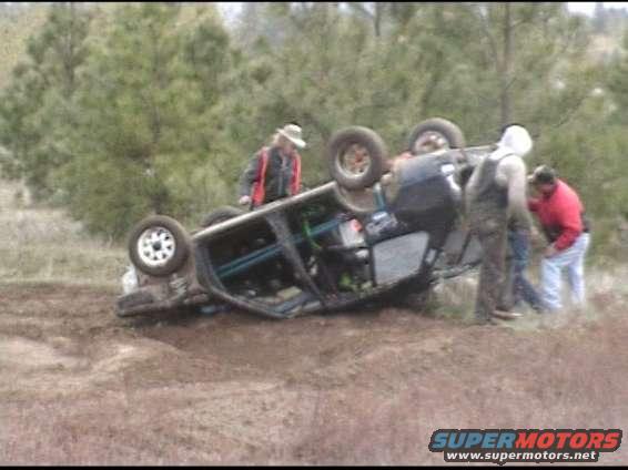 subaru.jpg During the obstacle course this subaru rolled trying to take this corner!