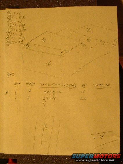 rough-sketch.jpg I just threw some dimensions down to figure out the board foot I was going to need for the Red Oak I am using for everything but the sides.