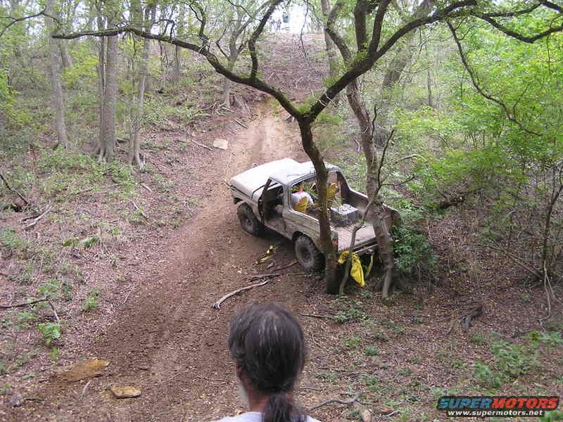 cajones2.jpg hit 2 trees hard after breaking front left outer shaft and rear ring and pinion 