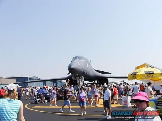 b1b_front2.jpg B1-B Lancer. Not a great pic. It was hard to get a good pic because it sits so high, and is so darn big.