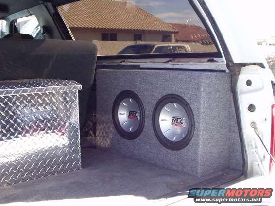 Ford bronco speaker box #4