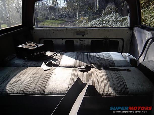 interior.jpg Back Seat, which folds into a bed