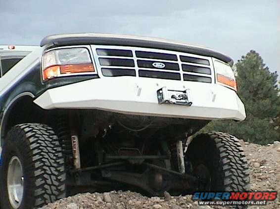 Ford bronco ii winch bumper #5