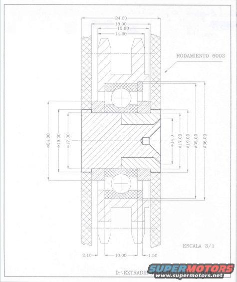 3.jpg Ensamble soporte-engranaje / Sprocket and bracket assembly