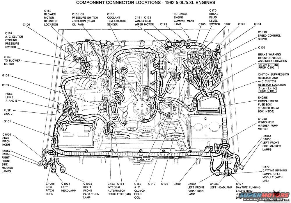 1992 Ford f150 spark plug wire diagram