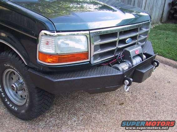 Bronco bumper ford winch #7