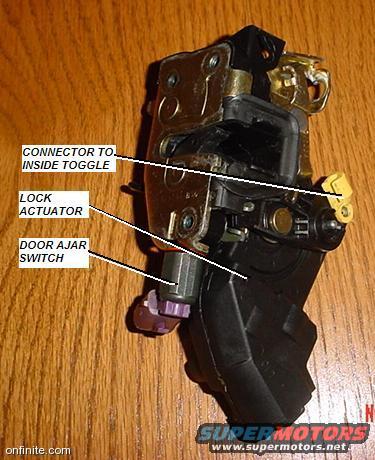 Door latch 1997 ford taurus #3