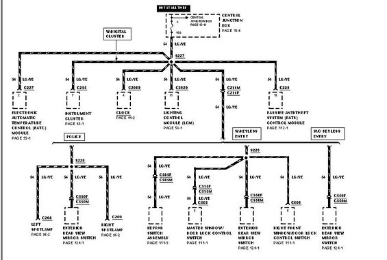 1996 Mercury Grand Marquis TECH/MISC -- Click for MISC ... 1998 mercury mystique fuse box 