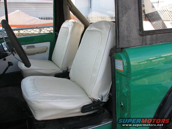 Early ford bronco seat covers #1