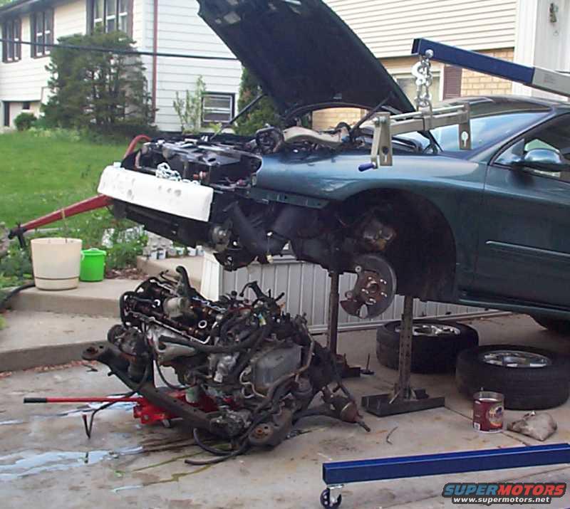 Engine remove ford taurus #2