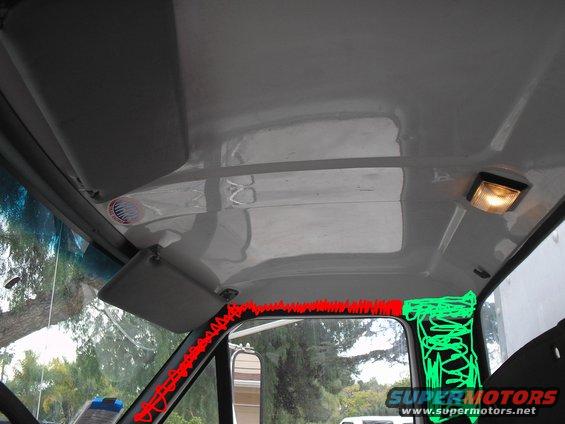 p1010139paint-modified.jpg a pillar in red (Both sides)
b pillar in green (both sides)
not shown but needed is the trim across bottom of window behind seat and maybe the carpet panel also from behind seat.