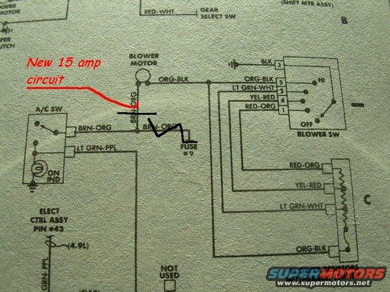 1984 Ford mustang blower resistor circuit diagram #5