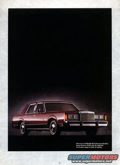 89l6.jpg 1989 Lincoln Town Car Brochure pg6