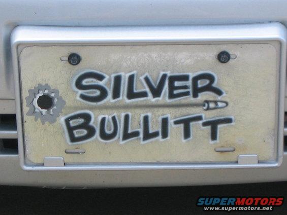 img_0663.jpg I know I must not be the first to nickname a car the "silver bullet". But the spelling is I coined is more unique. Inspired by the Steve McQueen movie "Bullitt"