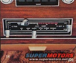 1980-climate-control-atc.jpg The early style climate control - used 1979-1984.

This model has ATC, and again is a LTD model.  Other models similar, but with background color change (to silver).