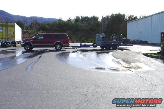 truck-trailer-lathe-small.jpg Trailer is about 2400, the Lathe about 12,500 
Also brought back a couple of 25HP motors with me on that trip just to make it worth wile. 
BTW no WD hitch at that time but pulled just fine! 