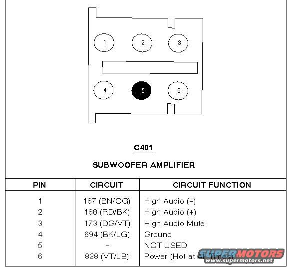 subconnecotr.jpg diagram of the connector in my trunk (98-03 sub/amp connector)