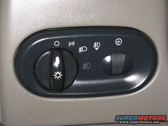 2001 Ford excursion headlight switch knob #10