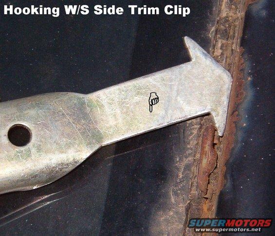 ws_tool4.jpg Hold the tool at an angle so one point goes behind the clip.

See also:
[url=https://www.supermotors.net/registry/media/929326][img]https://www.supermotors.net/getfile/929326/thumbnail/windshieldmoulding.jpg[/img][/url] . [url=https://www.supermotors.net/registry/media/515203][img]https://www.supermotors.net/getfile/515203/thumbnail/wstool_.jpg[/img][/url] . [url=https://www.supermotors.net/vehicles/registry/media/515204][img]https://www.supermotors.net/getfile/515204/thumbnail/ws_tool1.jpg[/img][/url] . [url=https://www.supermotors.net/vehicles/registry/media/515206][img]https://www.supermotors.net/getfile/515206/thumbnail/ws_tool5.jpg[/img][/url] . [url=https://www.supermotors.net/vehicles/registry/media/515207][img]https://www.supermotors.net/getfile/515207/thumbnail/ws_tool9.jpg[/img][/url] . [url=https://www.supermotors.net/vehicles/registry/media/515208][img]https://www.supermotors.net/getfile/515208/thumbnail/ws_tool7.jpg[/img][/url] . [url=https://www.supermotors.net/registry/media/861043][img]https://www.supermotors.net/getfile/861043/thumbnail/56wstrimleaves.jpg[/img][/url] . [url=https://www.supermotors.net/vehicles/registry/media/690344][img]https://www.supermotors.net/getfile/690344/thumbnail/wsclips.jpg[/img][/url] . [url=https://www.supermotors.net/vehicles/registry/media/862576][img]https://www.supermotors.net/getfile/862576/thumbnail/wstrimbk95.jpg[/img][/url] . [url=https://www.supermotors.net/vehicles/registry/media/859762][img]https://www.supermotors.net/getfile/859762/thumbnail/wstrimbk.jpg[/img][/url]