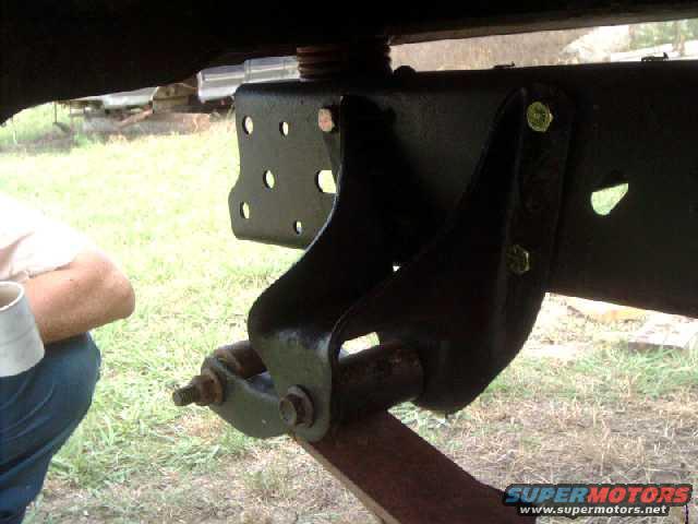 Ford bronco rear shackle flip #8