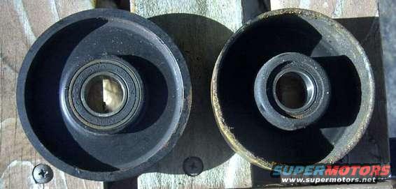 gen_23_idler_pullyes_4.jpg Backside- Gen 2 on left, Gen 3 on the right