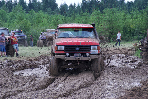 Ford bronco mud bogging #2