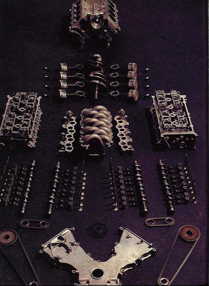 9396markviiiengine.jpg Cool pic from the brochure of a 1993-1996 Mark VIII engine disassembled.