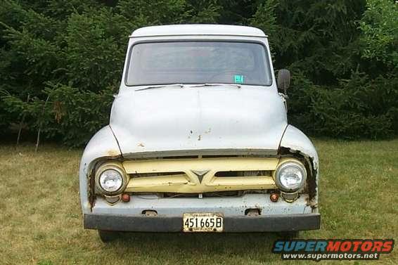 front_600.jpg This was a work truck so it has a few battle scars. The grille should pound out nicely.