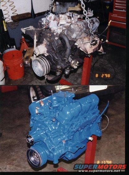 2.9l-v6-before-and-after.jpg I really thought the lifter noise would stop since they were new and torqued to specs but they were still noisy. It ran great though, till I rolled the truck.