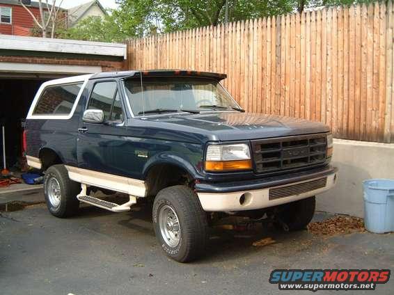 bronco01.jpg sure it'll fit in the garage but you'll have to jump out the tailgate window to get out