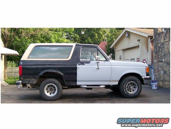 bronco.jpg I should've gotten a photo with no fenders, doors or hood...but this still before it was running...and brought home.