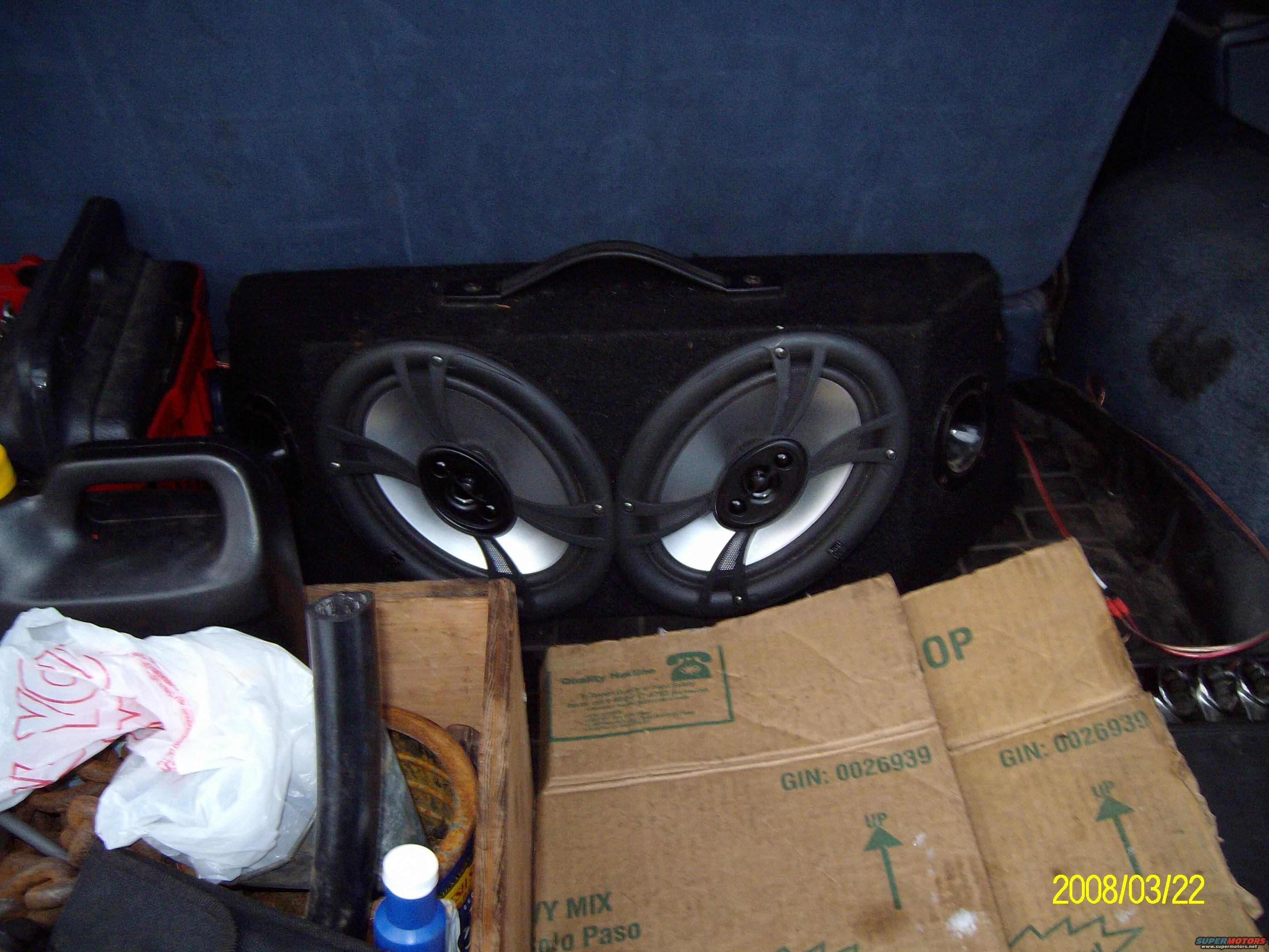 Ford bronco speaker box #2