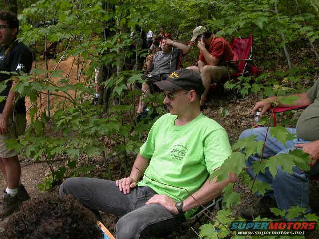 dscn6523.jpg The crowd sitting in the woods right above the ledge below Kodak Rock.