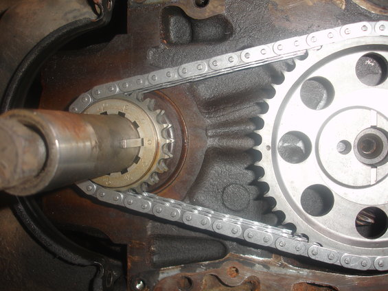 Replace timing chain ford 302 #2