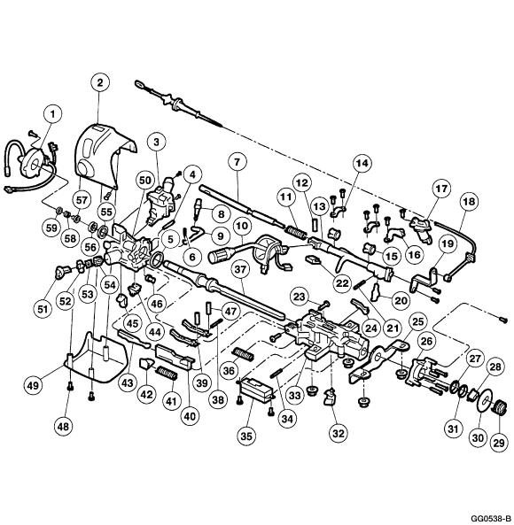 Ford steering column actuator repair #9