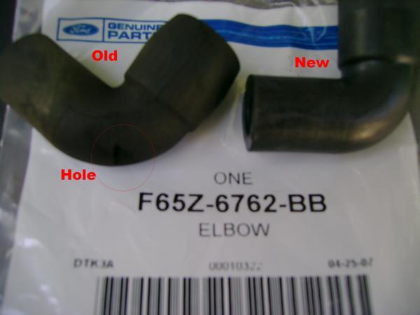 2004 Ford expedition pcv valve elbow #3