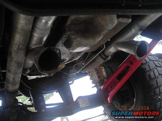 95 Ford bronco dual exhaust