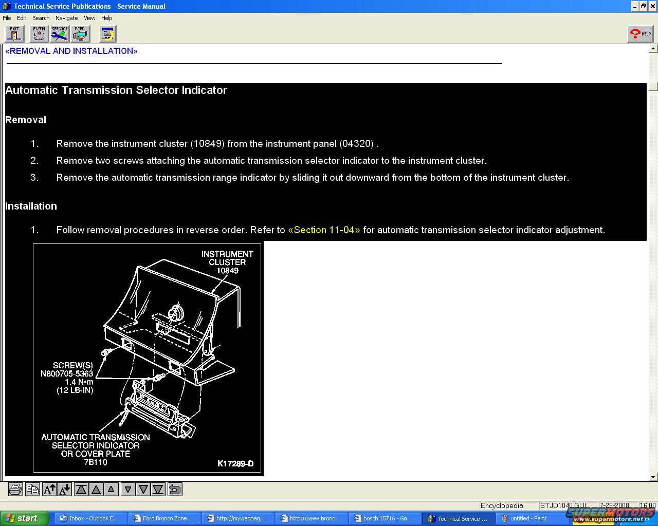 92 Ford bronco transmission problems #6