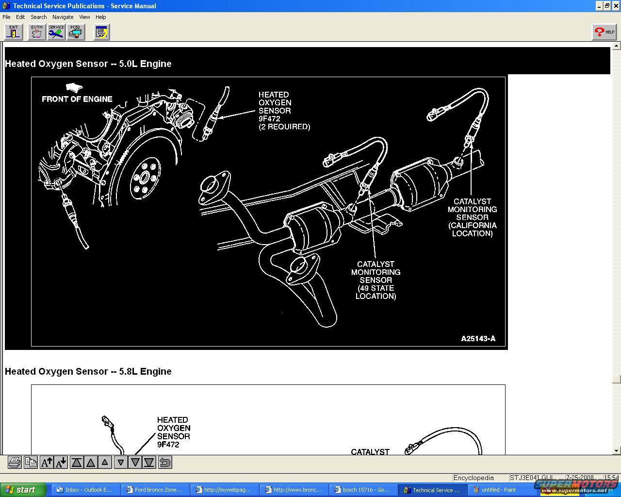 1996 Ford bronco o2 sensor #4