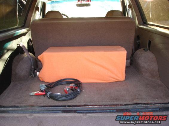 Ford bronco rear interior panel