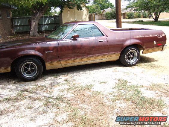 good-driver-sidejpg.jpg Here we have a rare ONE OWNER 1979 Ford Ranchero GT , Brougham. North Texas car it's whole life, belonged to local elderly gentleman that passed away a few years ago, and the car was parked. The original Texas title, have the warranty card and owners manual. Less than 25,000 miles!! It still had the stock 1979 fomoco spark plug wires !!! 351 Windsor small block,14" Magnum 500 wheels, it has 1979 hoses going to the brake booster, car has some hail dents on the hood and roof, the Texas sun has taken its toll on the dash pad, and faded a little of the interior. IF you want a running and driving rare restoration project, here you go. It has Tilt & Cruise, cruise works. It has a new Heater/A/C control. Changed the oil, winterized. I installed new plugs and wires, rebuilt carb, but kept the 1979 wire set. Installed new valve cover gaskets. It runs and drives great. It has the custom instrument package for 1979. Only $3250
Please only serious inquiries.
Call; 817 560 1155

SCAMMERS YOUR EMAILS WILL BE SENT TO THE U. S. SECRET SERVICE!!!!!!!!!!!!!!!!!!!
